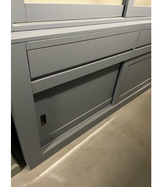 Buffetkast babyblauw Design 240cm