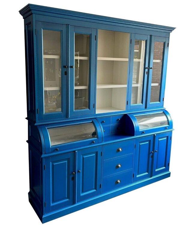 Buffetkast briljantblauw Bastiaan 200cm