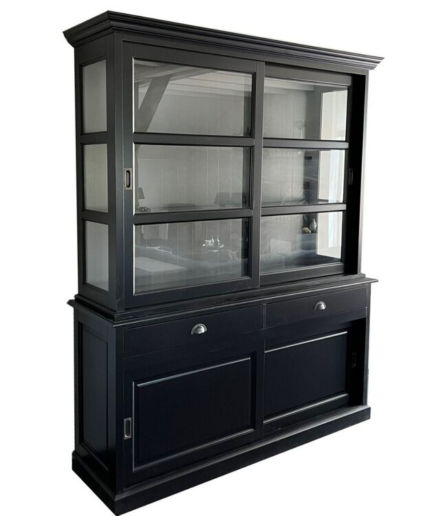 Buffetkast zwart - grijs Putten 180 x 220cm