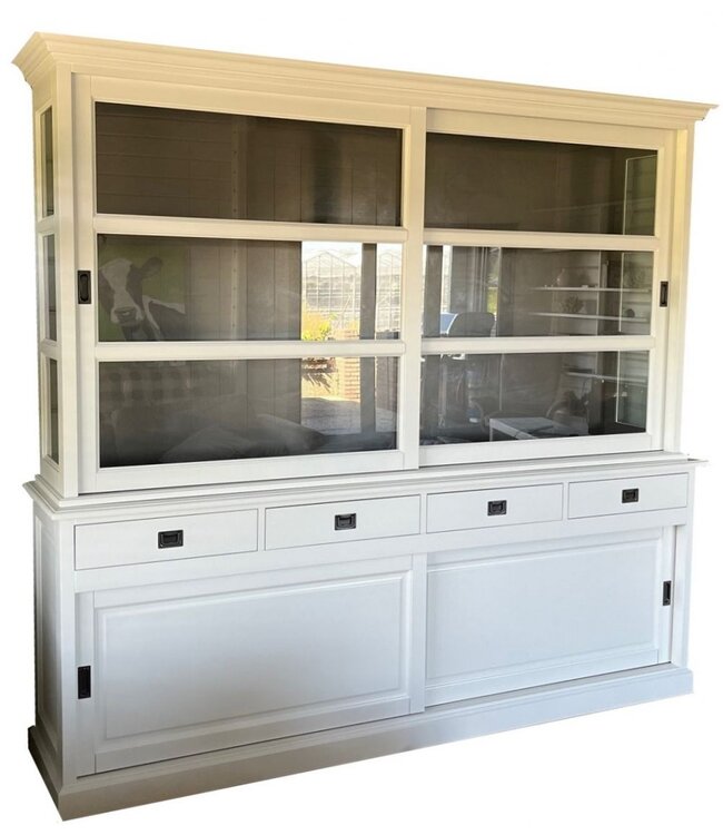 Buffetkast wit - grijs Putten 240 x 220cm soft close