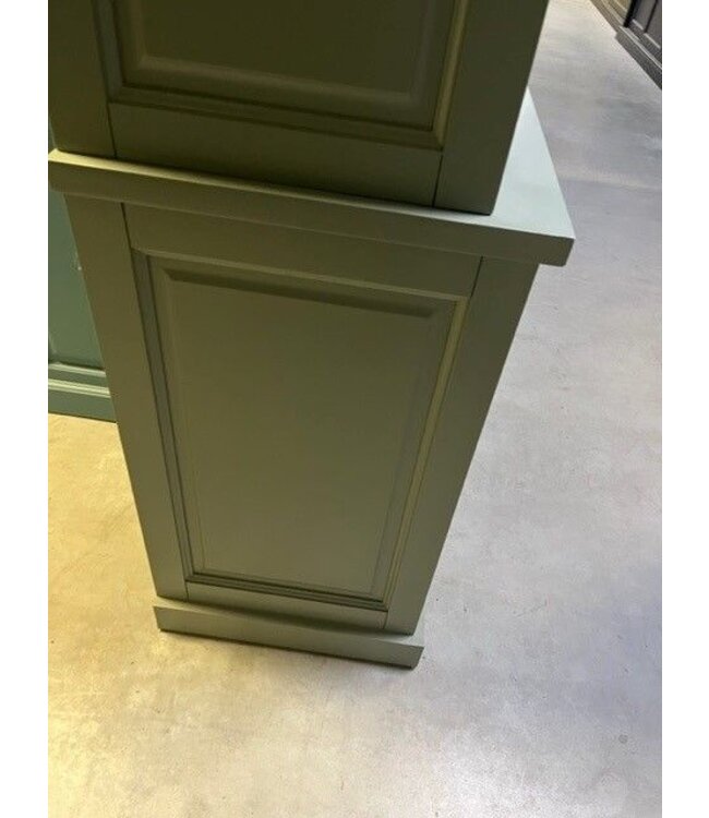 Buffetkast Soest safierblauw met stalen deuren 150cm