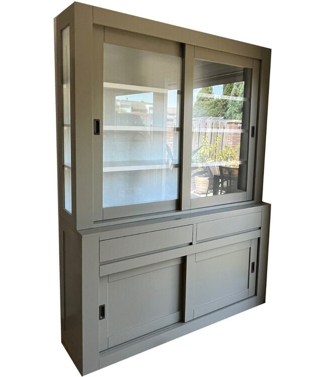 Buffetkast Petten olijfgrijs 160cm