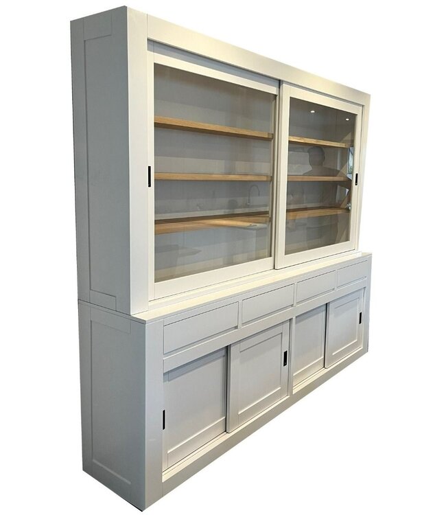 Buffetkast wit - eiken Maarssen soft close 240cm