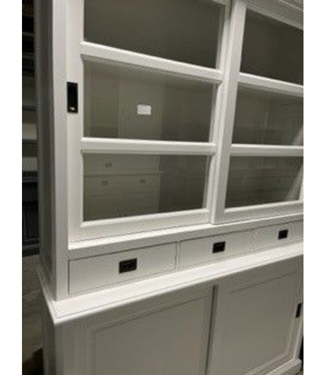 Buffetkast zwart - grijs Sittard 160cm