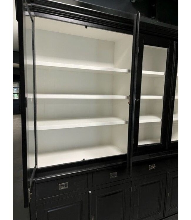 Buffetkast Dronten zwart - wit 250cm