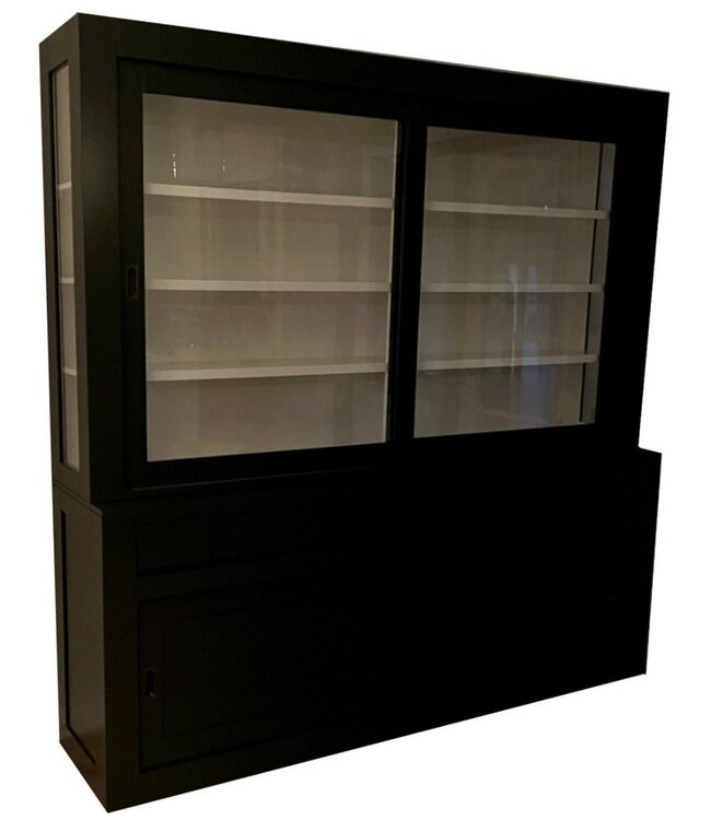 Design buffetkast antraciet Petten 220cm