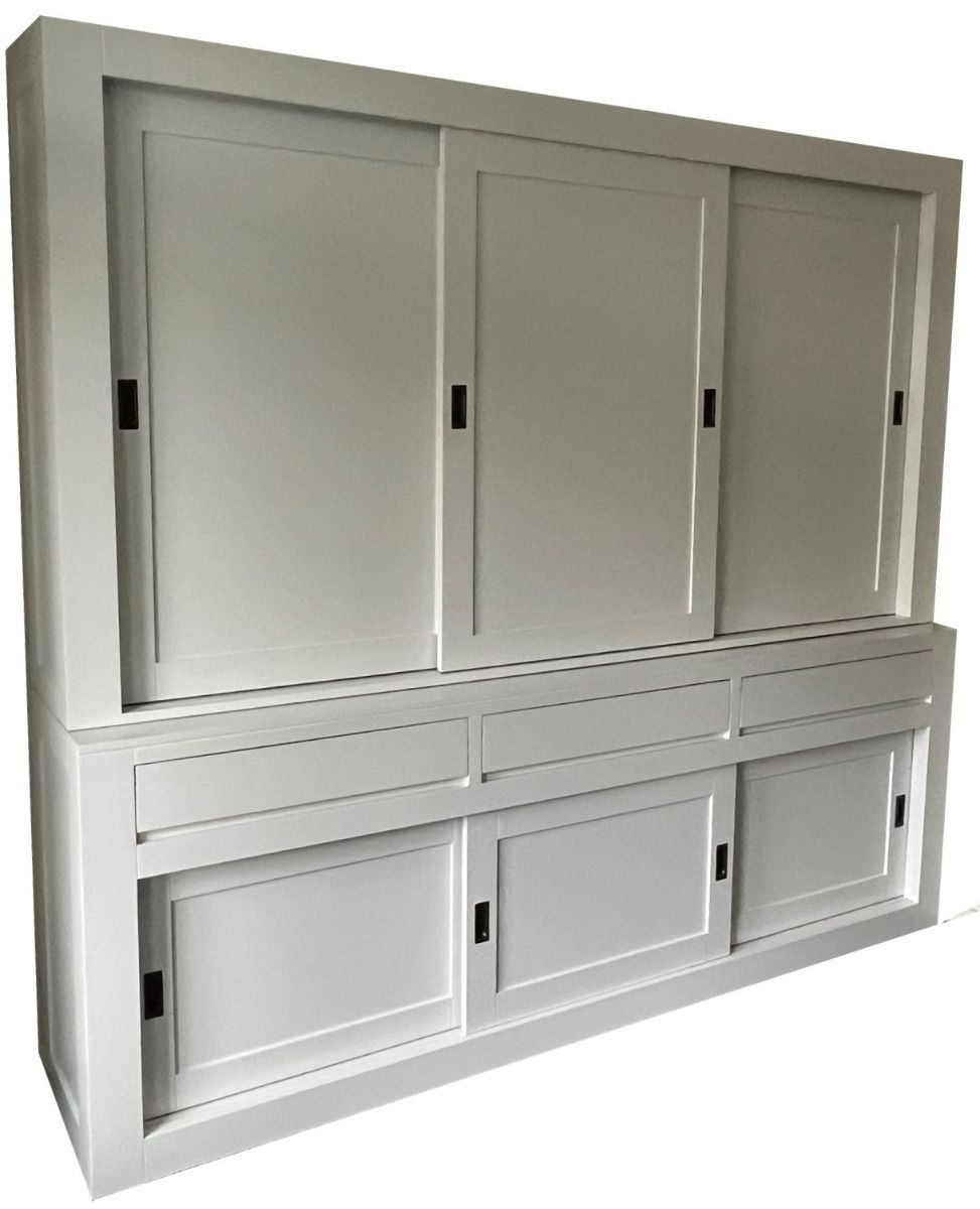 RXMORI Wandmeubel breed, keukenkast met 4 deuren, moderne buffetkast