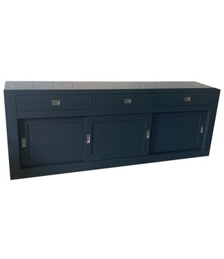 Kasten van de Koning Dressoir antraciet Vaassen soft close 240cm