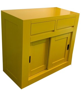 Kasten van de Koning Dressoir geel design soft close 100cm