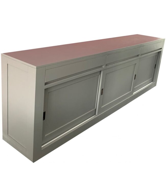 Dressoir muisgrijs Enschede soft close 300cm