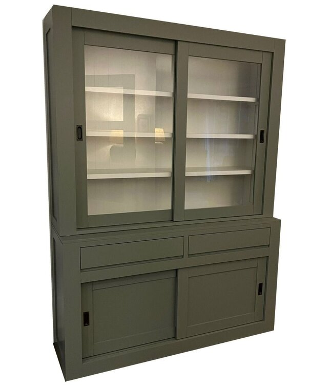 Buffetkast Engels groen design 160cm soft close