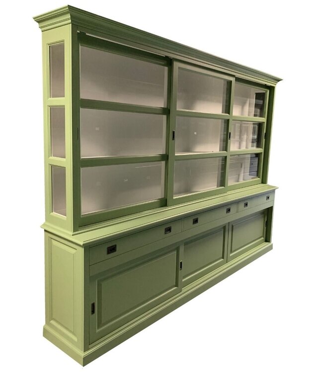 Buffetkast bleekgroen Bussum 300cm