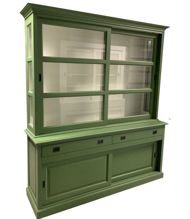 Buffetkast Engels groen Bussum 200cm