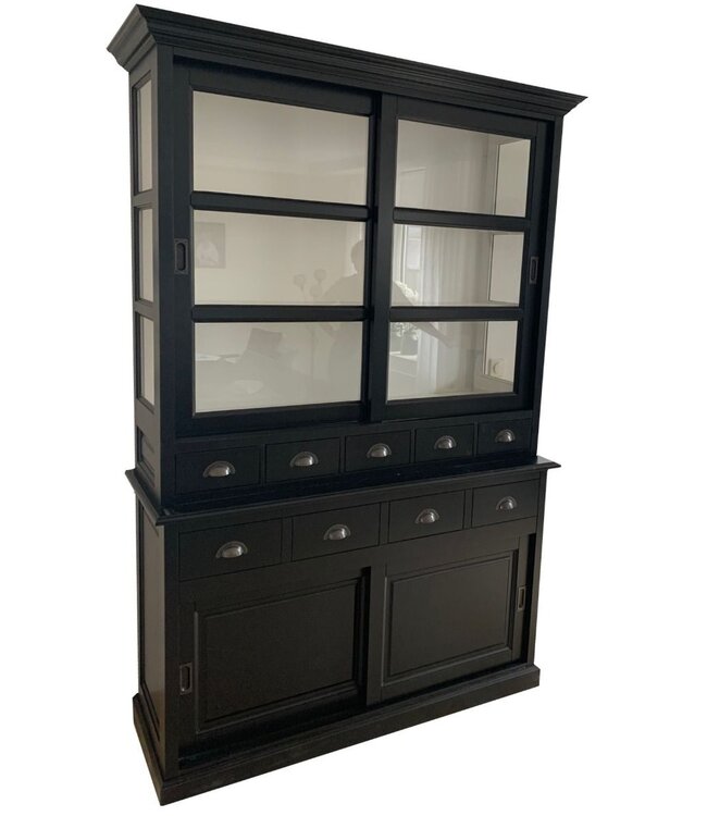 Buffetkast zwart Schalkhaar 150cm