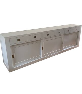 Kasten van de Koning Dressoir design Hasselt wit 300cm