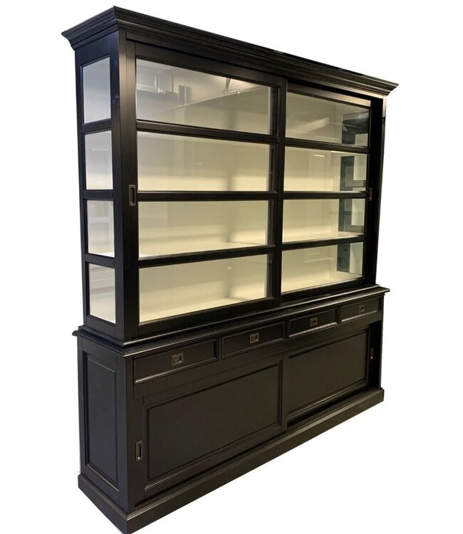 Buffetkast zwart Montfoort 4 XL 240 x 240cm