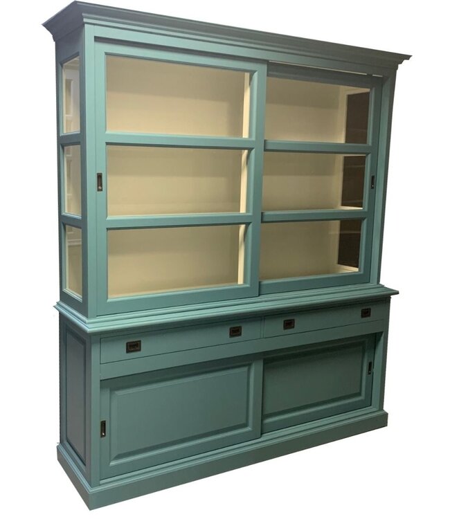 Buffetkast turquoise Bussum 200cm