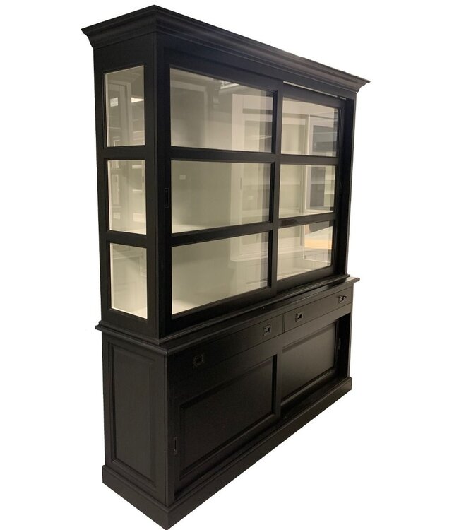 Buffetkast zwart Bussum 200cm
