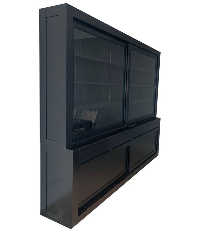 Buffetkast XXL design zwart – zwart 300 x 240cm