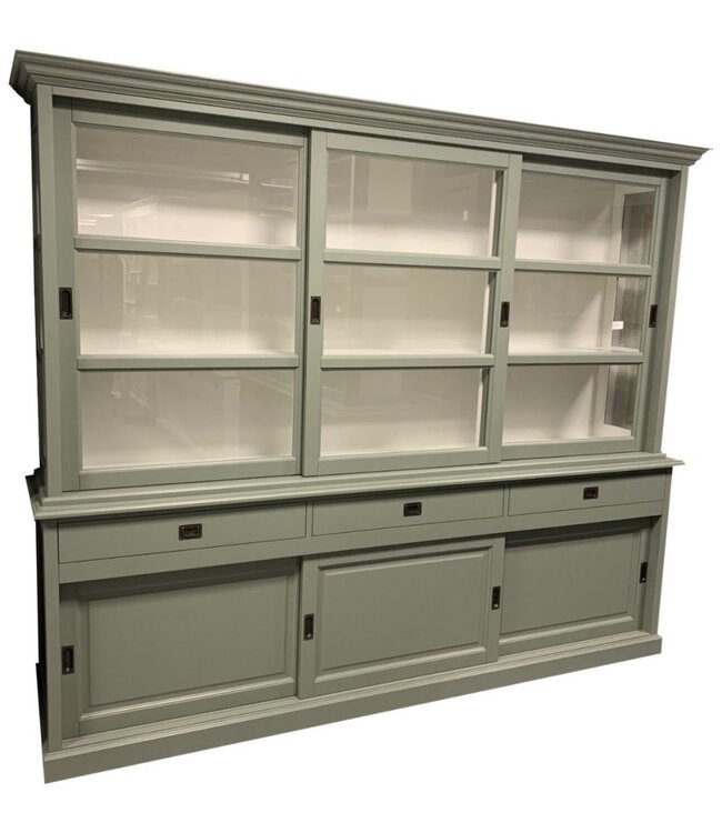 Buffetkast Engels groen Putten 3 260cm