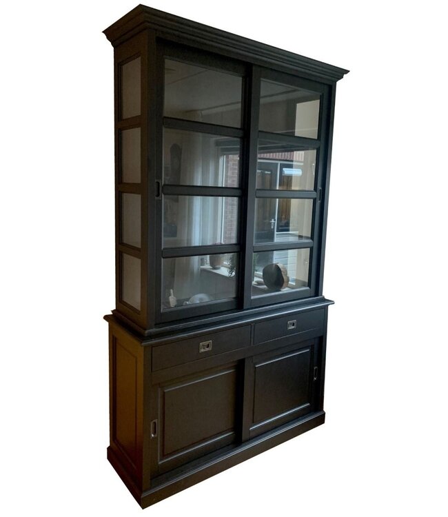 Buffetkast zwart - grijs Nijkerk 140 x 240cm