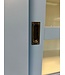 Buffetkast oud blauw – wit Hasselt 260cm
