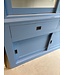 Buffetkast oud blauw – wit Hasselt 260cm