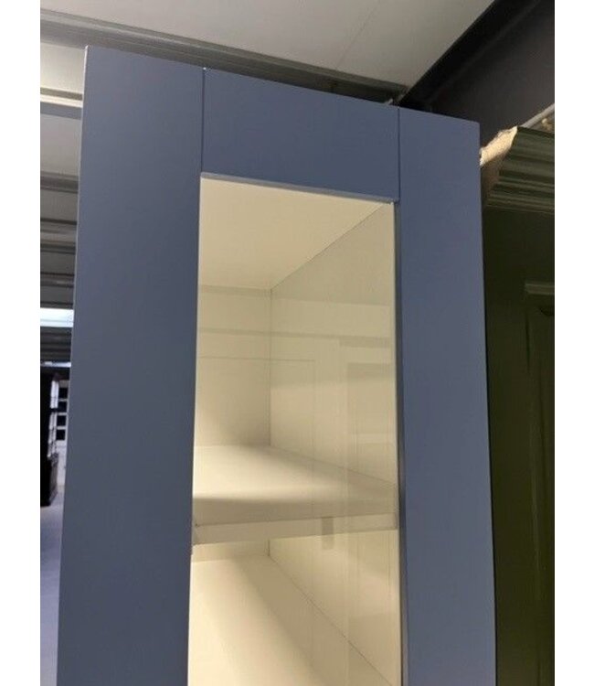 Buffetkast blauw - blauw Schagen 240cm dichte middendeur
