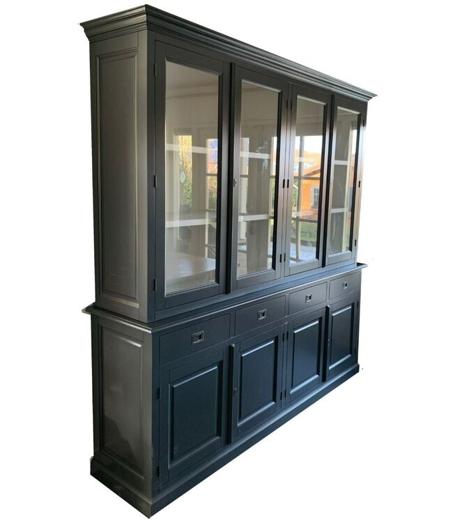 Buffetkast Dronten antraciet - wit 220cm