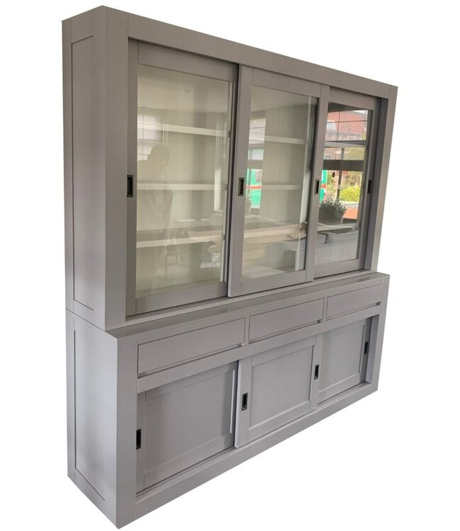 Buffetkast platinagrijs Enschede soft close 220cm
