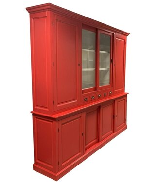 Kasten van de Koning Buffetkast rood Gieten 240 x 230cm