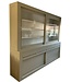 Buffetkast platinagrijs design soft close 260cm