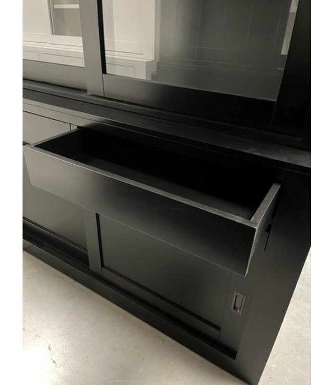 Buffetkast zwart design soft close 160 x 240cm