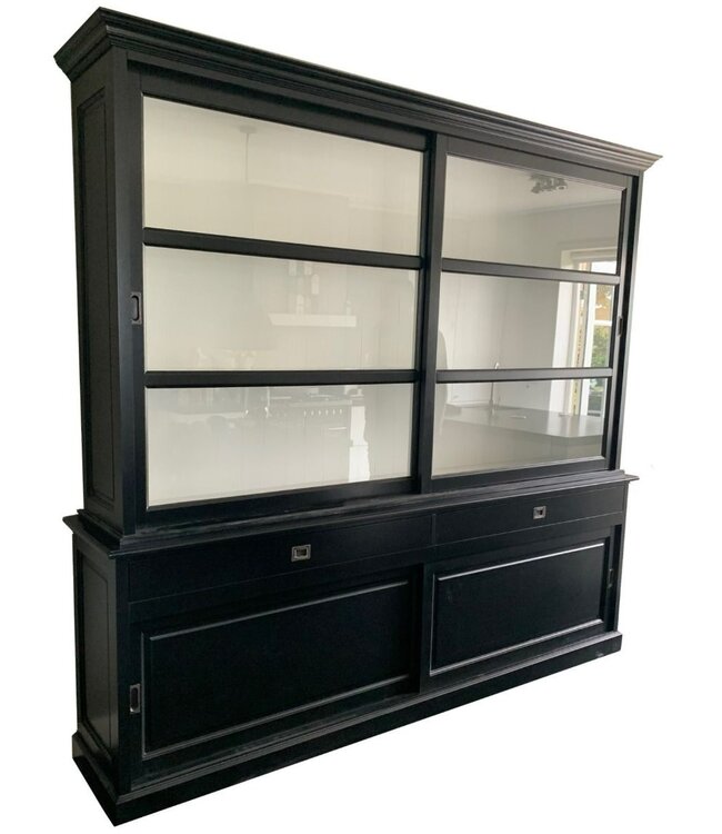 Buffetkast zwart Ermelo XL 240 x 240cm