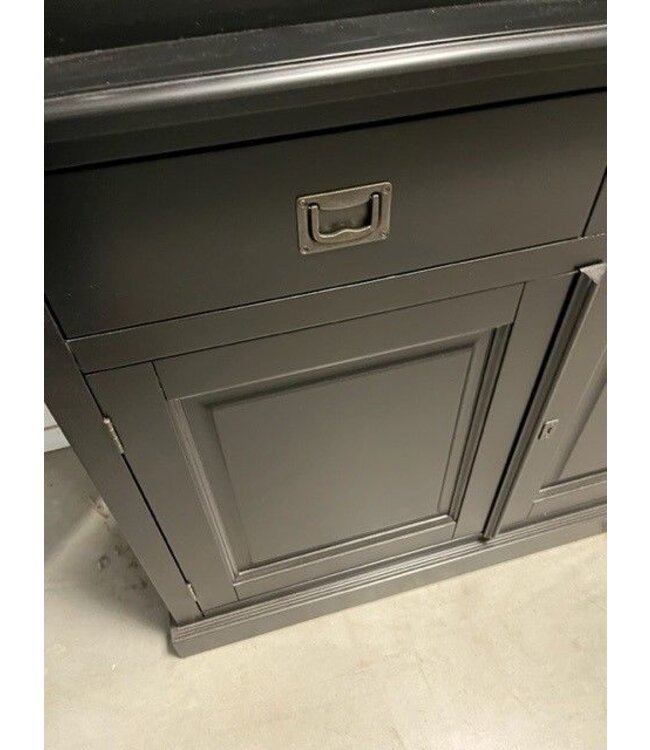 Buffetkast Dronten zwart 140 x 240cm