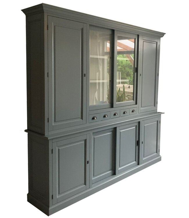 Buffetkast zilvergrijs Gieten 240 x 230cm