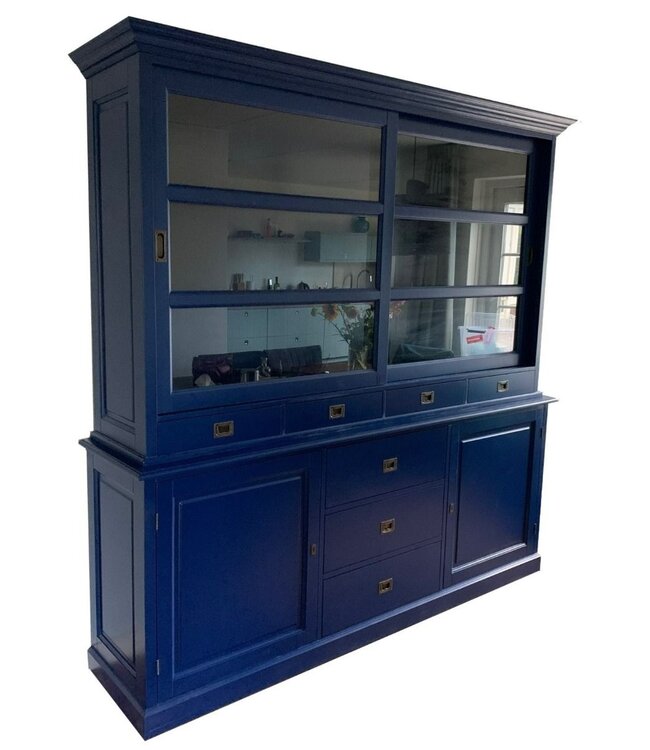 Buffetkast safierblauw Gorinchem 220cm