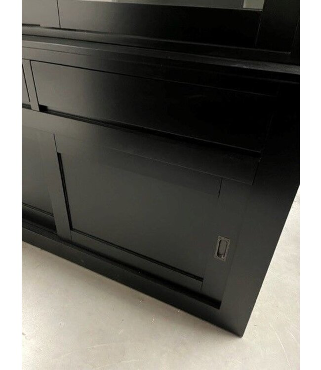 Buffetkast zwart design soft close 240 x 240cm