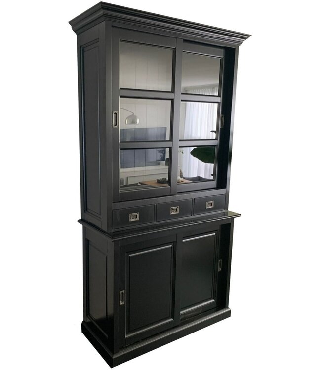 Buffetkast zwart Sittard 120cm