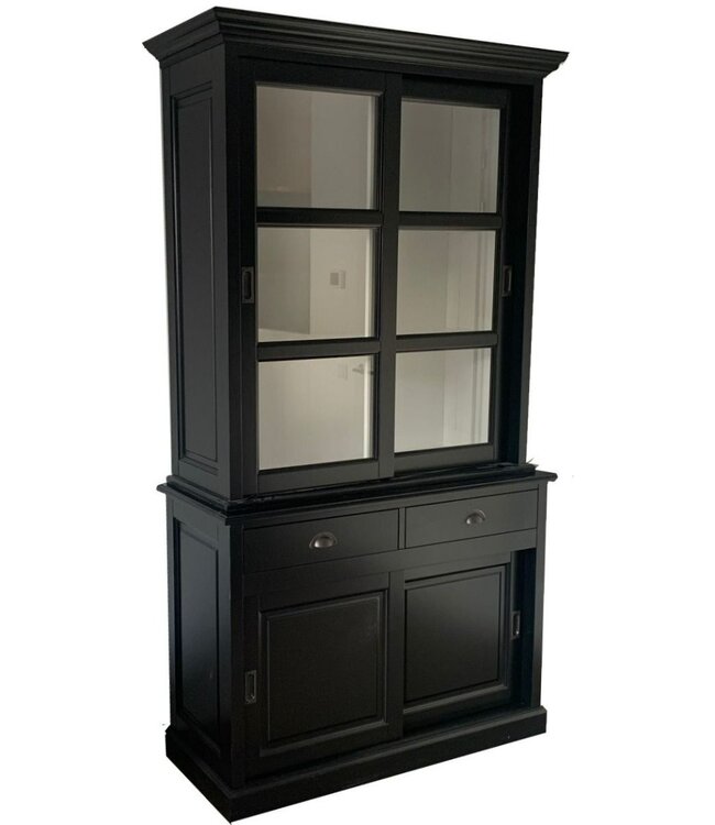 Buffetkast zwart Ermelo 120cm