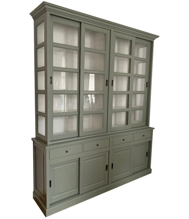 Buffetkast Engels groen Bemmel XXL 220 x 260cm