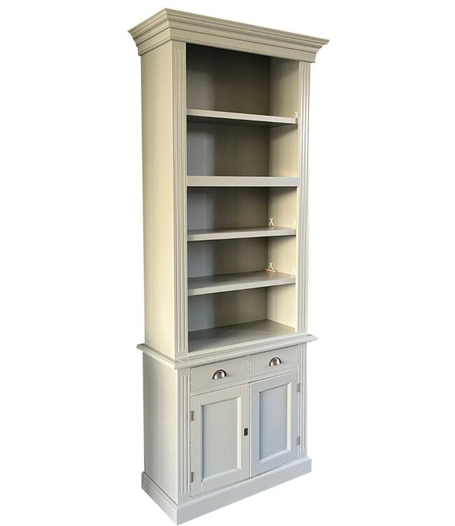 Boekenkast Engels groen Leerdam 100 x 240cm