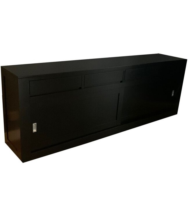 Dressoir zwart design soft close 260cm