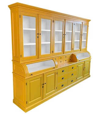 Kasten van de Koning Buffetkast signaalgeel  Bastiaan 300cm