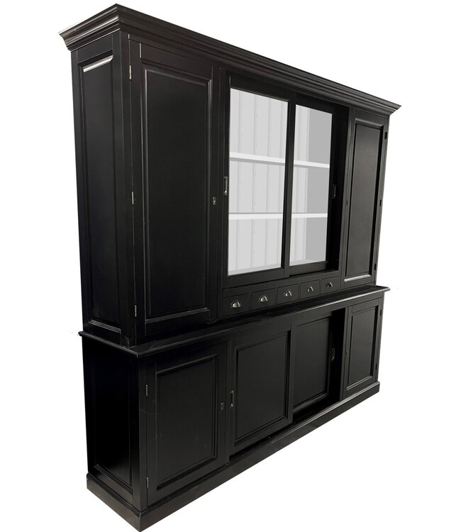 Buffetkast zwart - wit Gieten 240 x 230cm