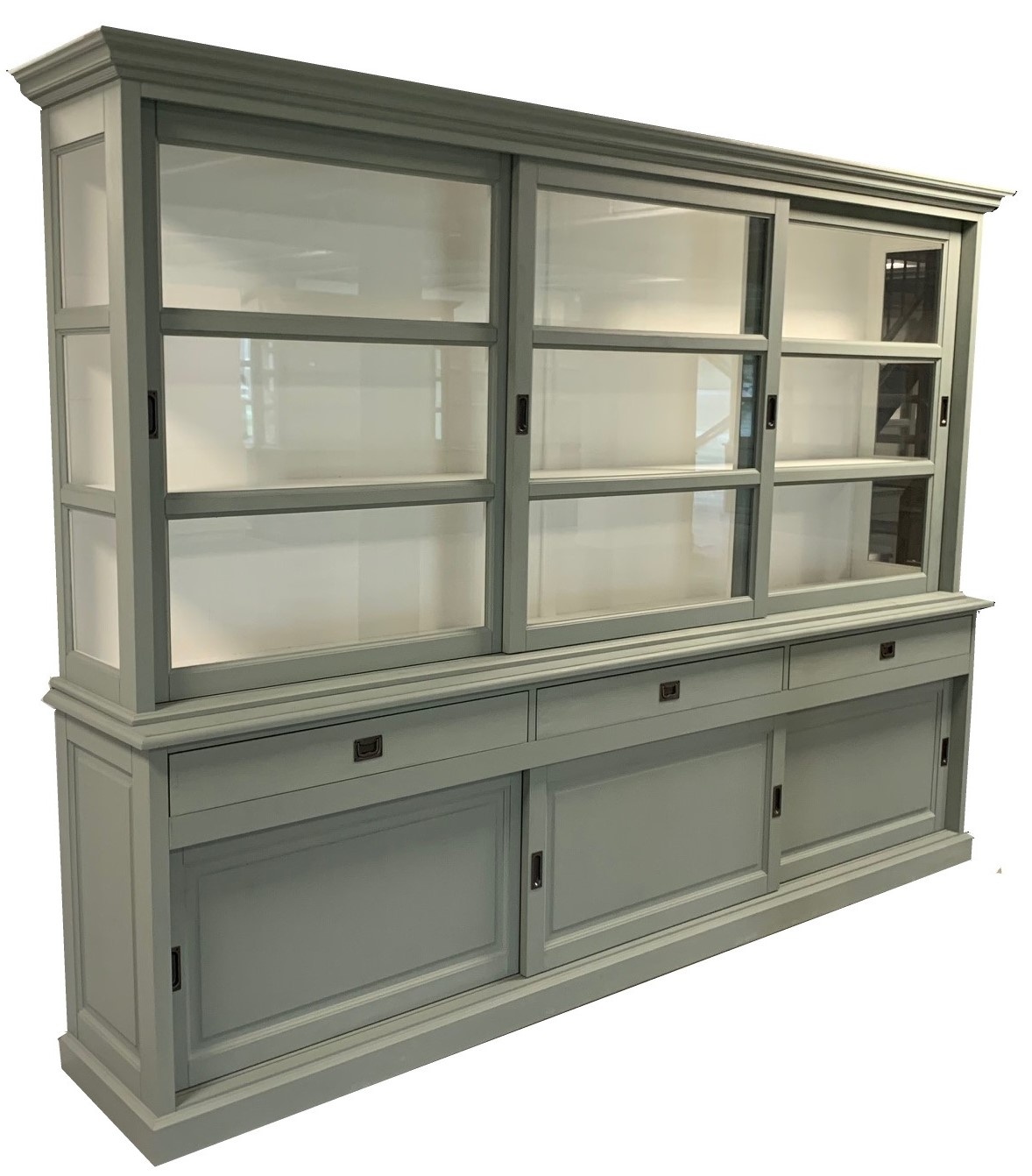 Groene Buffetkast koop je bij Kasten van de Koning!