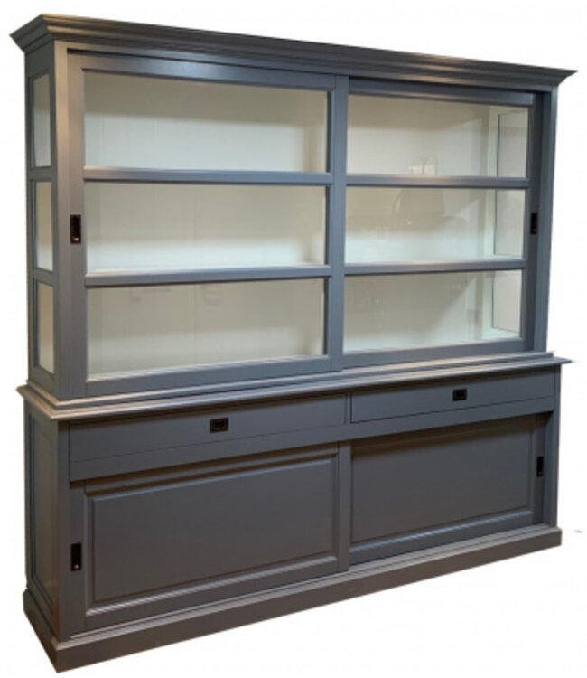 Buffetkast pelsgrijs - wit  Putten 240 x 220cm