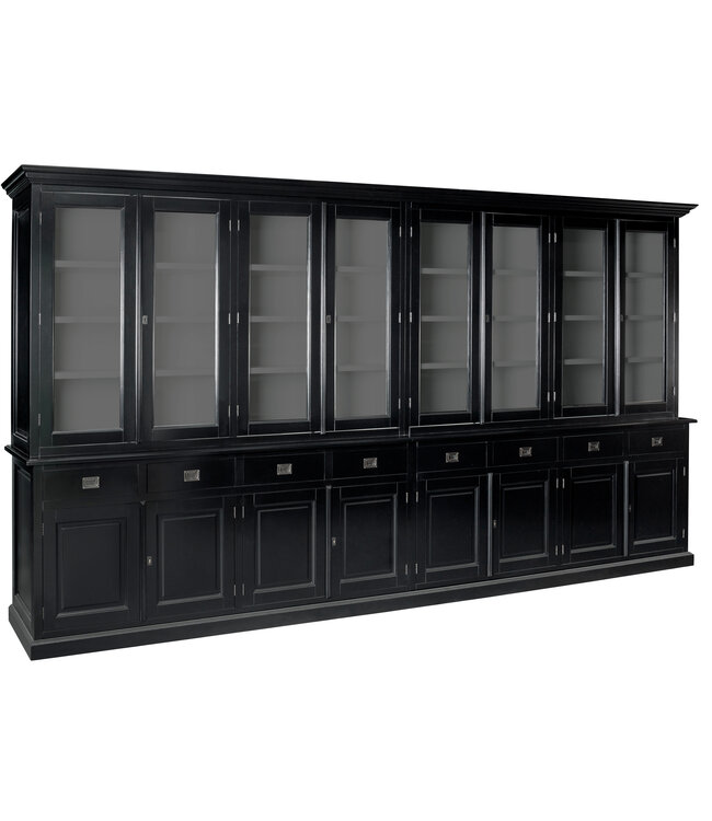 Buffetkast Dronten zwart - grijs 400 x 220cm