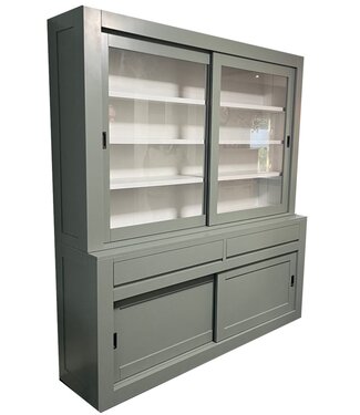 Kasten van de Koning Buffetkast Engels groen design 200cm soft close