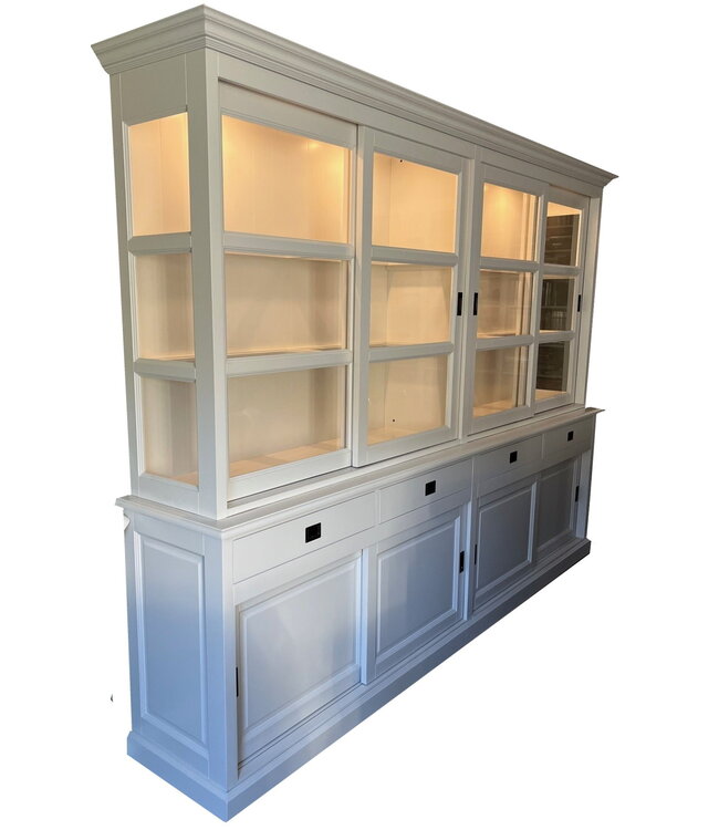 Buffetkast wit Roden 300cm soft close led verlichting